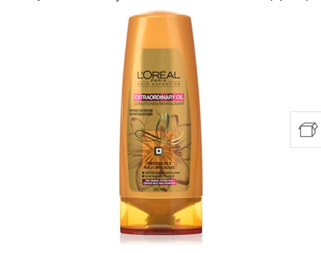 L'Oreal Paris Elvive Extraordinary Oil Nourishing Conditioner, 12.6 Fl OZ